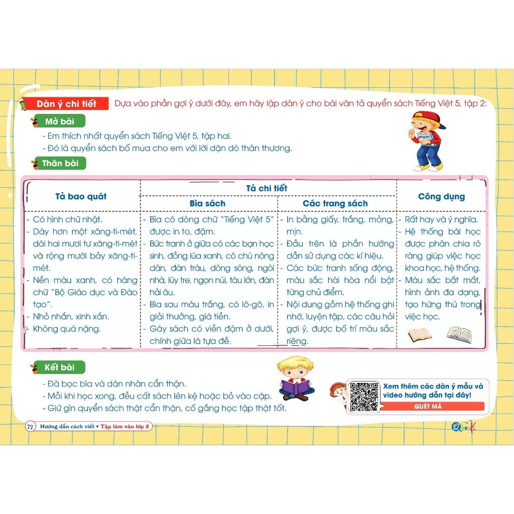 Sách - Hướng Dẫn Cách Viết Tập Làm Văn Lớp 5 - Cả Năm