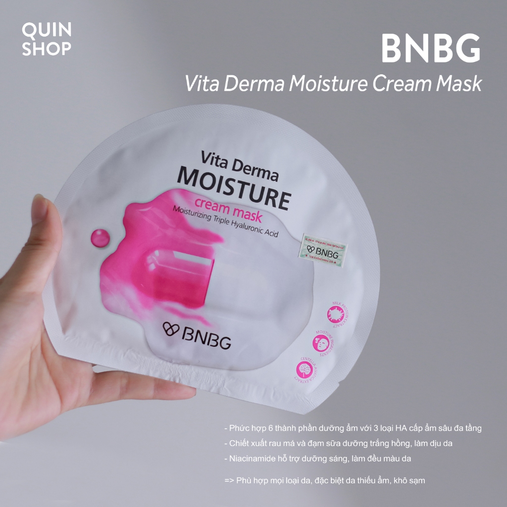 Mặt Nạ Giấy BNBG Chính Hãng Vita Genic Jelly, Cocktail Foil Mask