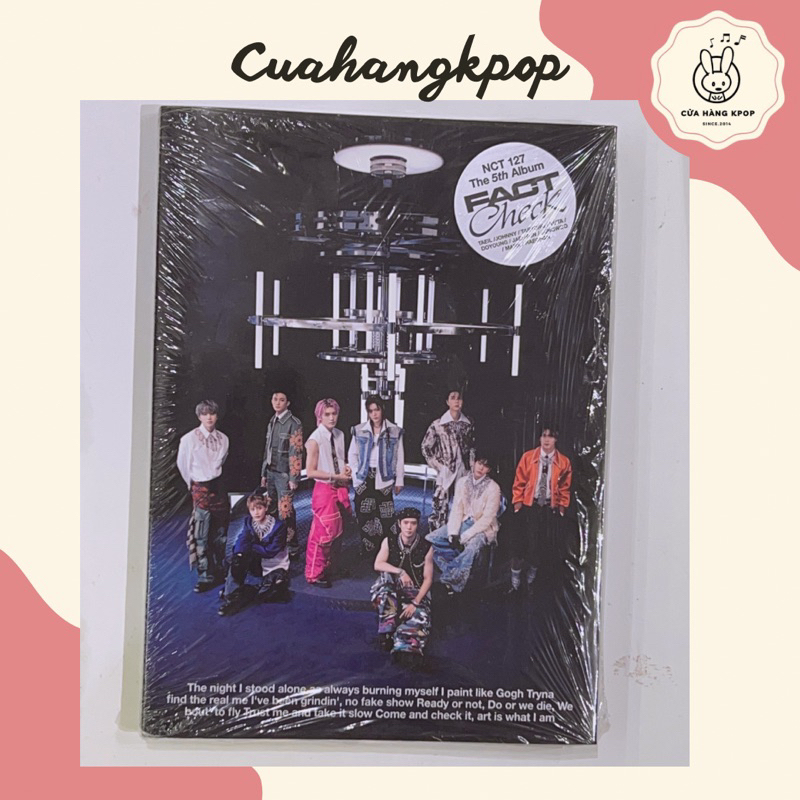 Album NCT 127 - Fact Check có sẵn nguyên seal