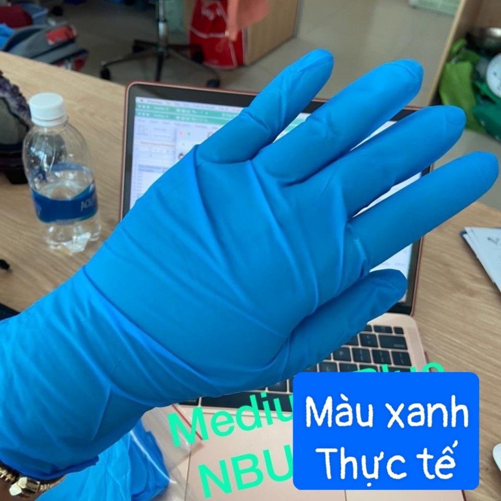 THÙNG 10 HỘP Găng Tay Y Tế Nitrile Không Bột VietGlove - Bao Tay Cao Su Nitrile Vietglove Ezcare