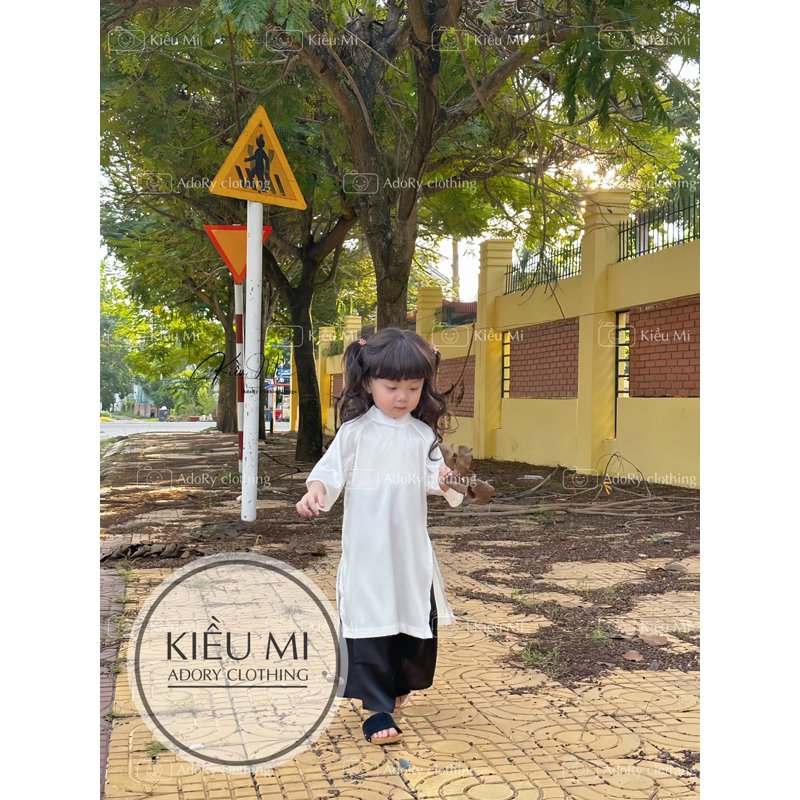 ÁO DÀI GẤM CHO BÉ CHẤT SIÊU ĐẸP