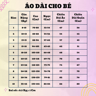 [ HÀNG THIẾT KẾ - CAO CẤP] ÁO DÀI GẤM CHO BÉ CHẤT SIÊU ĐẸP (8-42kg)