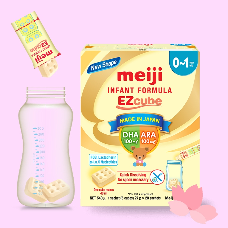 (1 Thanh) Sữa Meiji Thanh Số 0, Nhập Khẩu 27g