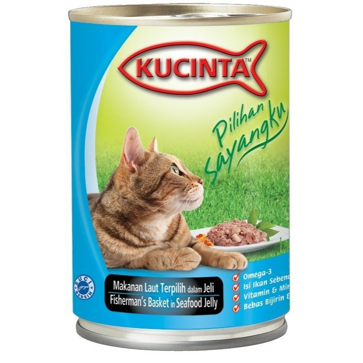 Pate Lon Kucinta 400G Siêu Thịt Cá Dinh Dưỡng Cho Mèo