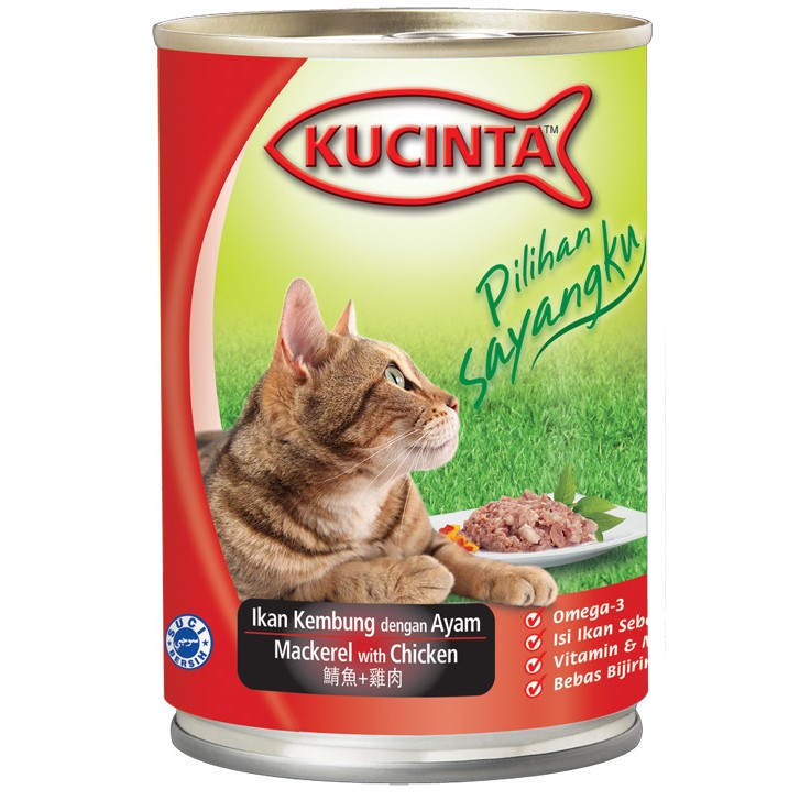Pate Lon Kucinta 400G Siêu Thịt Cá Dinh Dưỡng Cho Mèo