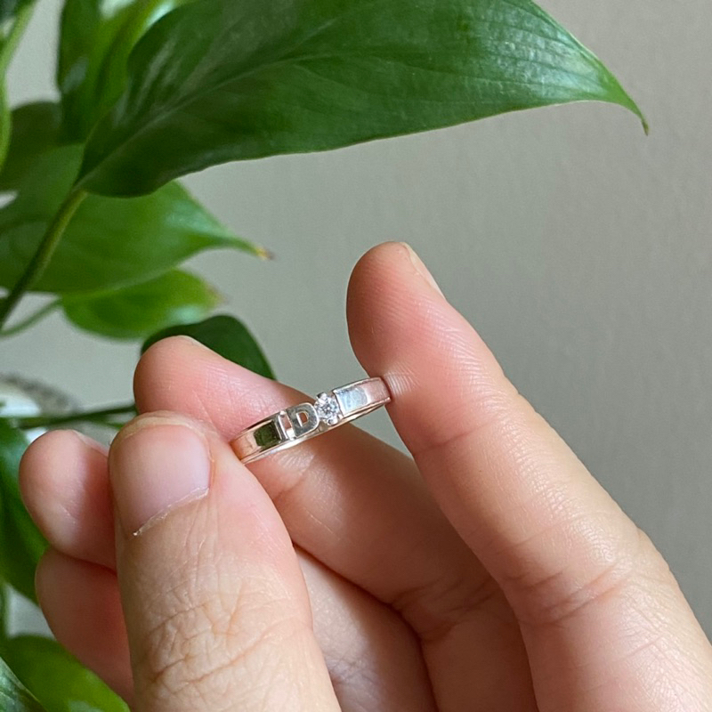Nhẫn bạc IDo - hàng si Nhật