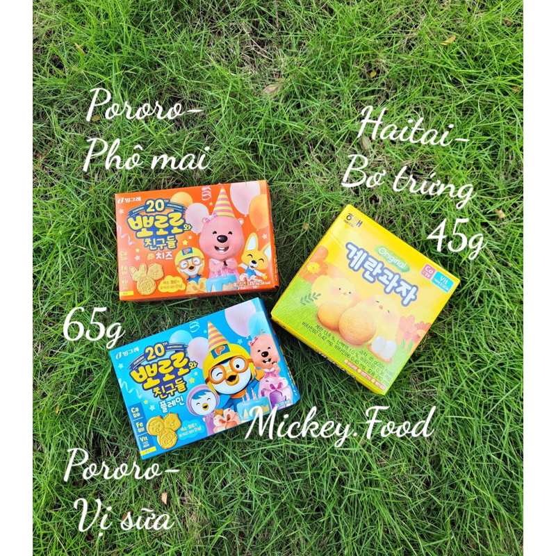 Bánh quy bơ sữa Hàn quốc cho bé- hộp 80gram-Kids