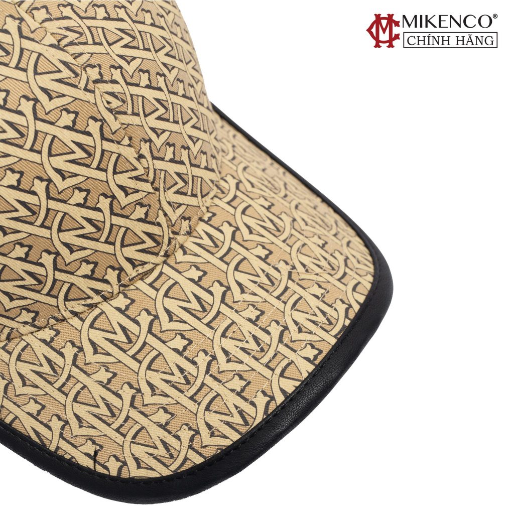 Mũ lưỡi chai unisex MIKENCO Monogram Cap S23