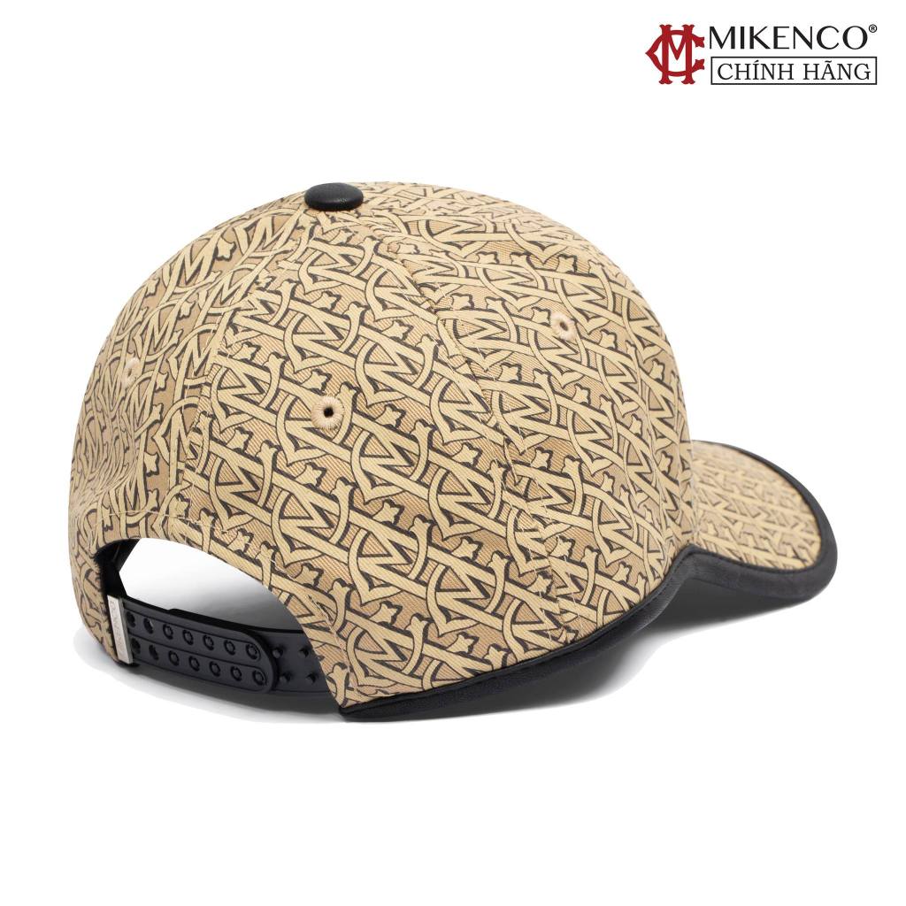 Mũ lưỡi chai unisex MIKENCO Monogram Cap S23