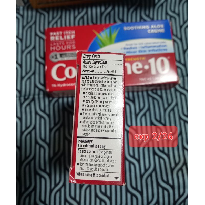 Kem bôi Cortizone-10 của MỸ:  24Hr Moisturizing Itch Relief