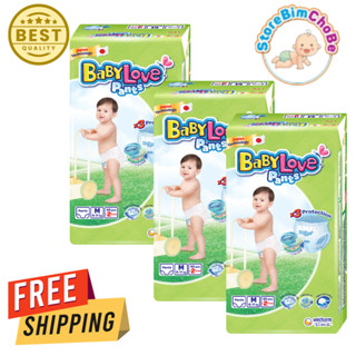  Combo 3g Bỉm tã quần BABY LOVE M48+2 L48+2 XL48+4 XXL48 3XL33 4XL33 5XL33 