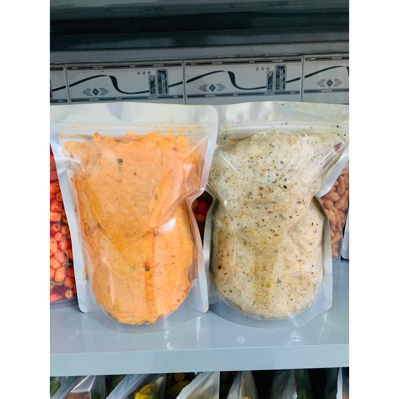 Bánh tráng phô mai tôm hành
