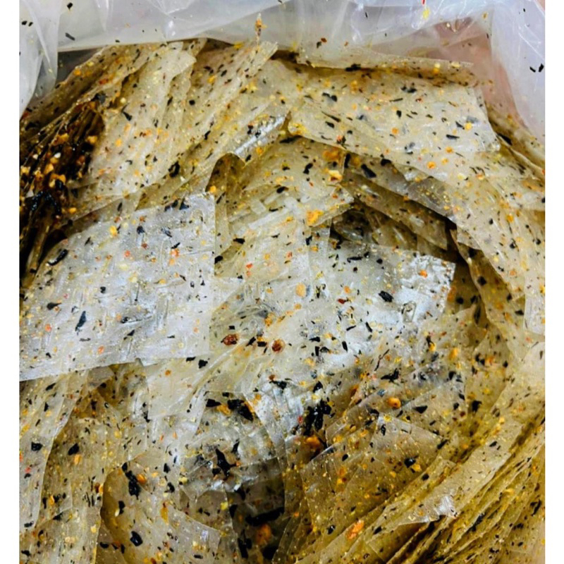 Bánh tráng phô mai tôm hành