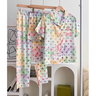Sét 3 món lụa cao cấp Quảng Châu tay ngắn