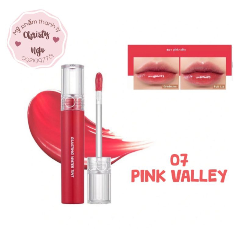 SON TINT BÓNG ROMAND GLASTING WATER TINT 07 PINK VALLEY