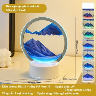 Tranh trang trí hạt cát chảy lún 3d chuyển động nghệ thuật