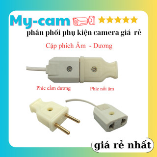 Phích đực,cái. phích cắm âm dương 250v 10a loại tốt