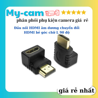 Đầu nối hdmi âm dương chuyển đổii hdmi bẻ góc chữ l 90 độ