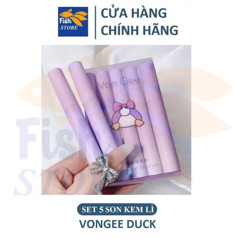 set 5 cây son VoGeee Duck Nội địa Trung