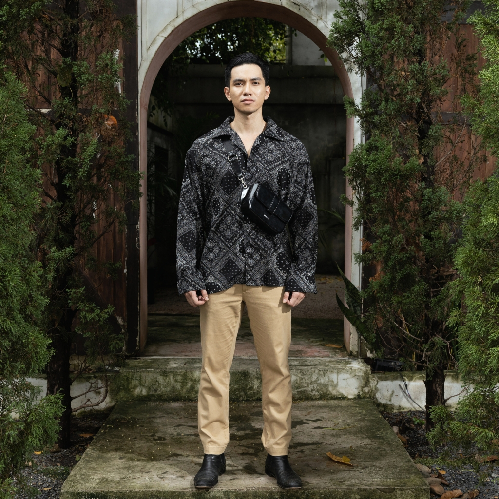 Túi đeo chéo da nam - Jordan Bag - BARAS VIETNAM - Túi đeo chéo thời trang nam