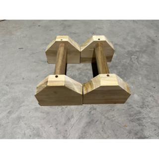 PARALLETTES GỖ thông Mỹ Nhập khẩu dụng cụ hít đất chống đẩy