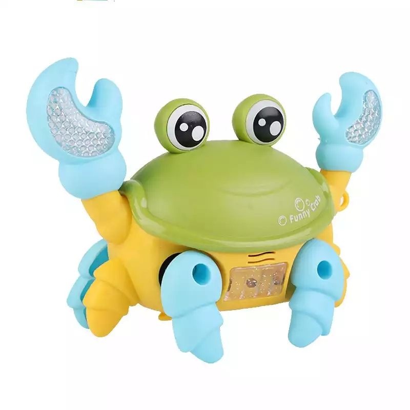 Đồ chơi con cua pin có phát nhạc và đèn cho bé