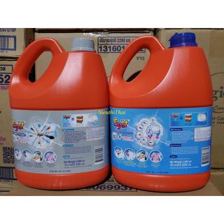 (Đủ 2 loại) Nước giặt Fight 4in1 Thái Lan 3000ml (Nắp Xám/ nắp Xanh)