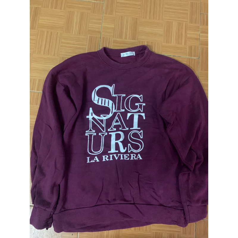 Sweater nỉ bông pass đồ