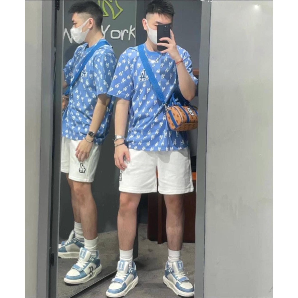 Áo phông - Áo thun MLB monogram 2023 mới nhất, form over, unisex, chất vải mịn