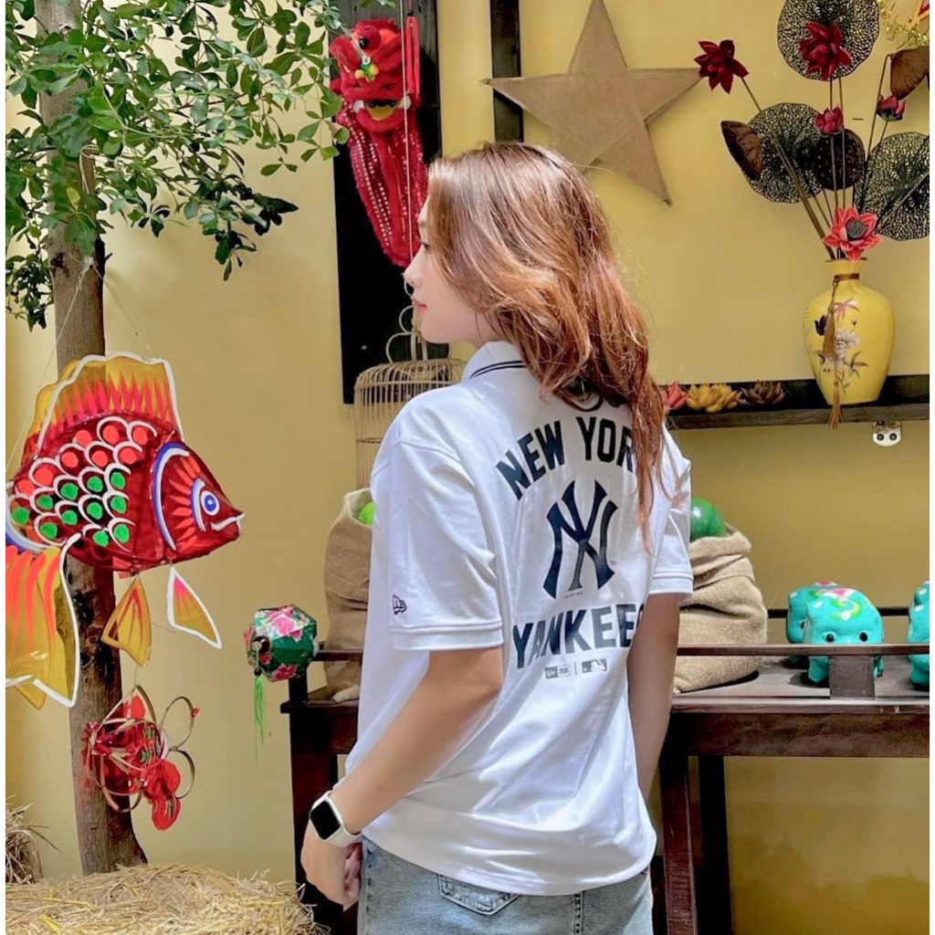 Polo NewEra New York phiên bản 2023 mới nhất, unisex, chất vải thoáng mát, form đẹp