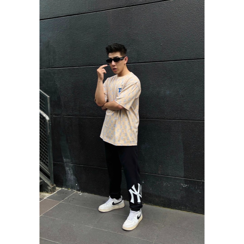 Áo phông - Áo thun MLB monogram 2023 mới nhất, form over, unisex, chất vải mịn