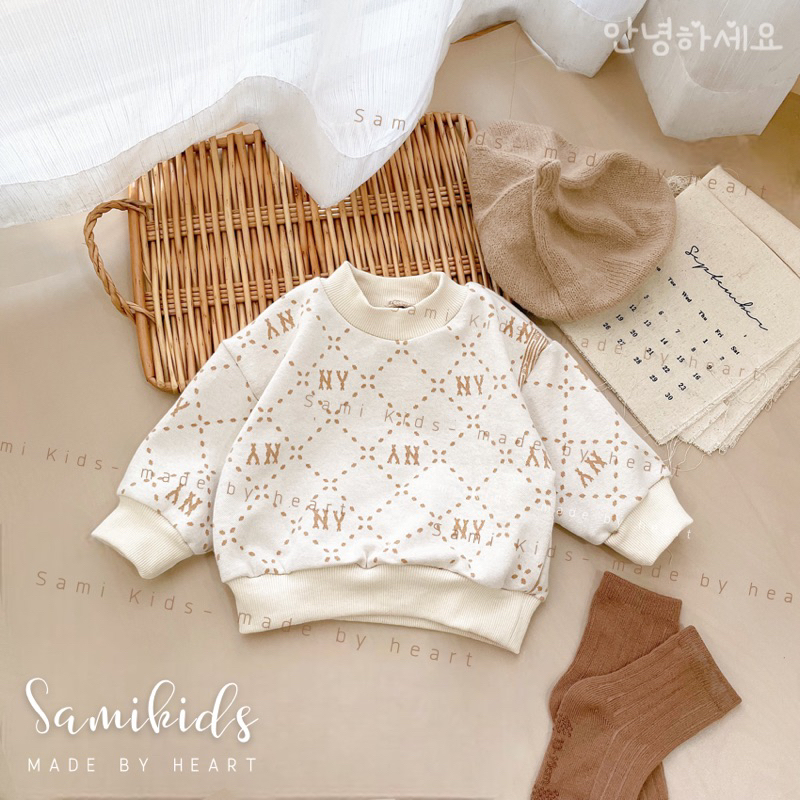 Áo nỉ cho bé NY khoẻ khoắn