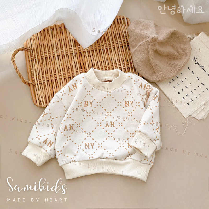 Áo nỉ cho bé NY khoẻ khoắn