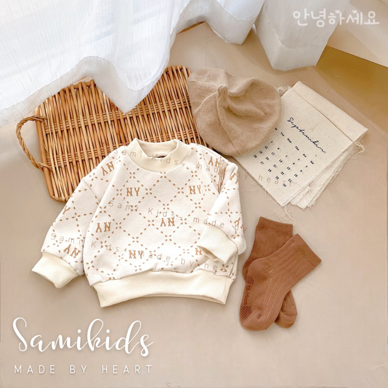 Áo nỉ cho bé NY khoẻ khoắn