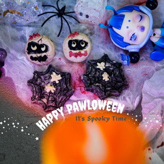 Bánh Sấy Khô Homemade Cho Chó Nhân Cá Basa / Thịt Heo Kẹo Sữa Bí Đỏ Dịp Halloween Cho Thú Cưng