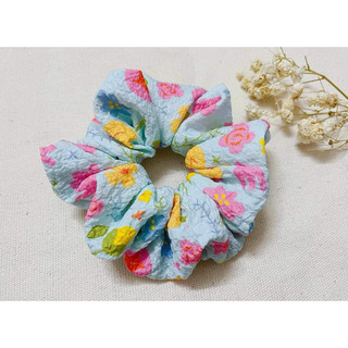 Cột tóc scrunchies satin/ lụa hàng thiết kế handmade by Mi - chất dày dặn