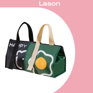 Túi đựng hộp cơm Fruity cao cấp LASON, túi giữ nhiệt ca men, cặp lồng