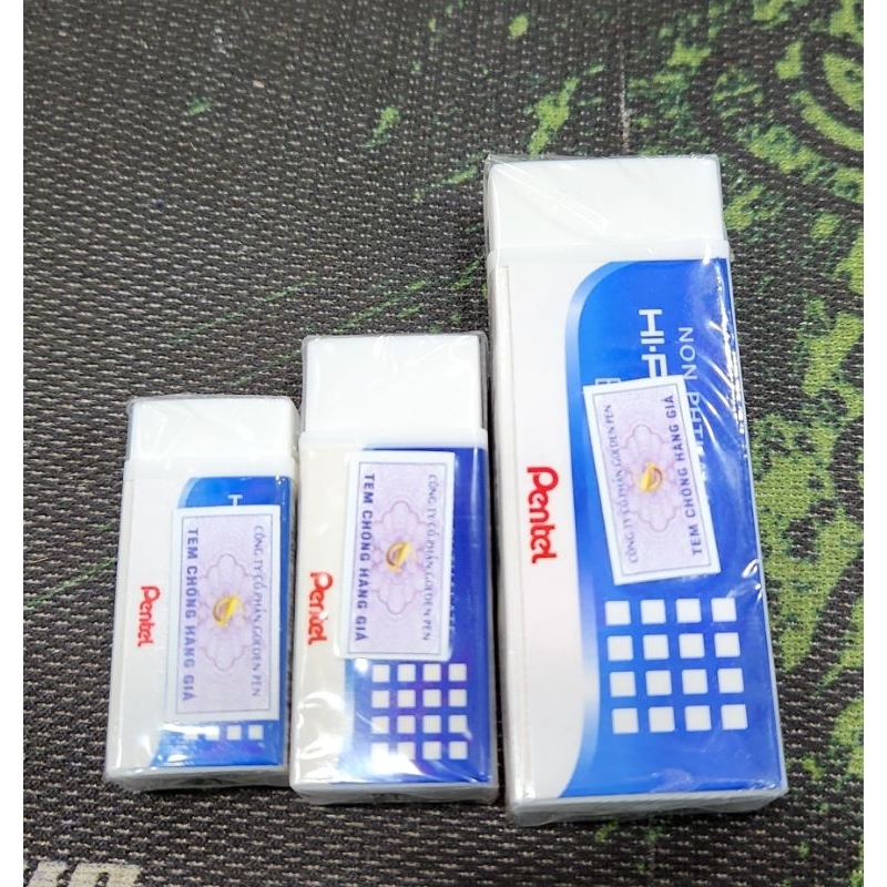 TẨY TRẮNG PENTEL TẨY SẠCH ÍT BỤI - GÔM CHÌ MỀM PENTEL ZEH03/ZEH05/ZEH10