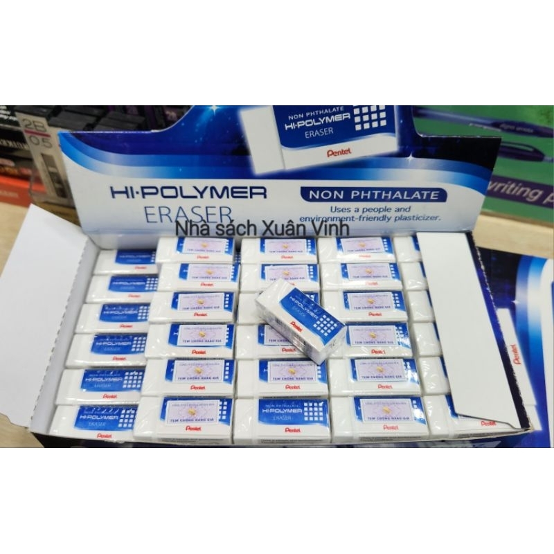 TẨY TRẮNG PENTEL TẨY SẠCH ÍT BỤI - GÔM CHÌ MỀM PENTEL ZEH03/ZEH05/ZEH10