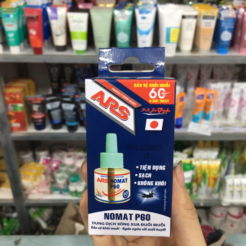 Chai dung dịch xông xua đuổi muỗi ARS Nomat P60 (45ml)