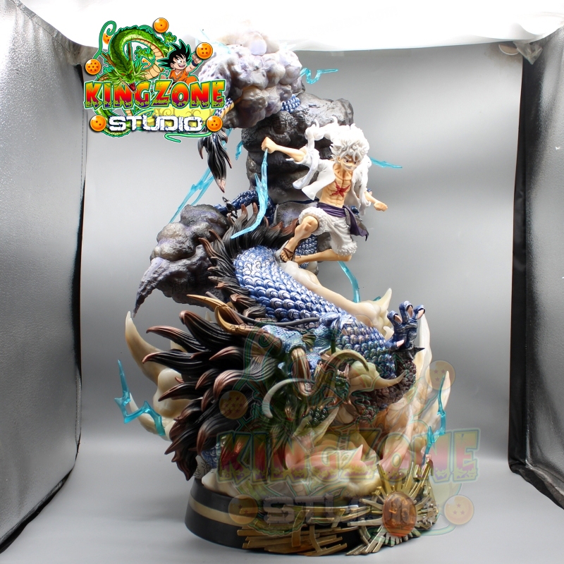 Mô hình Luffy gear 5 vs Kaido dragon form ngầu