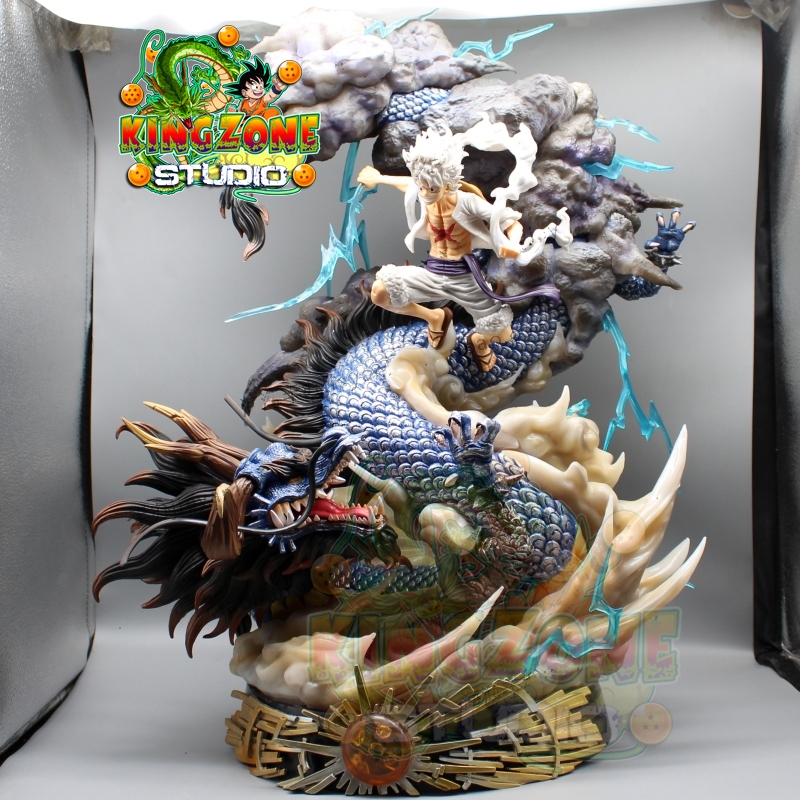 Mô hình Luffy gear 5 vs Kaido dragon form ngầu