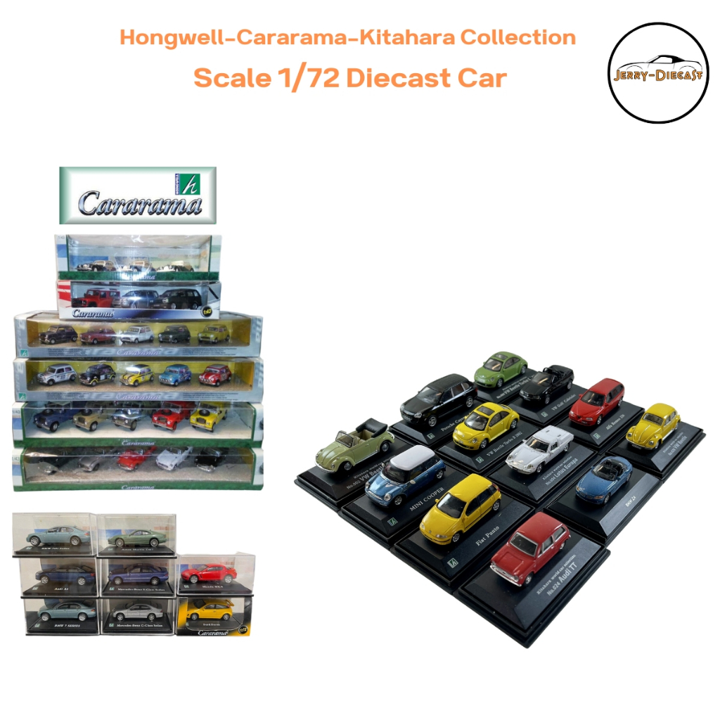 Xe mô hình ô tô diecast car Hongwell Kitahara Cararama Collection tỉ lệ 1:72 1 72 1/72 chính hãng