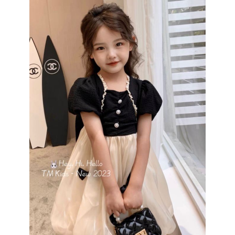 8 đến 28kg.váy công chua phối tơ cho bé iu.hình thật trải sàn ak