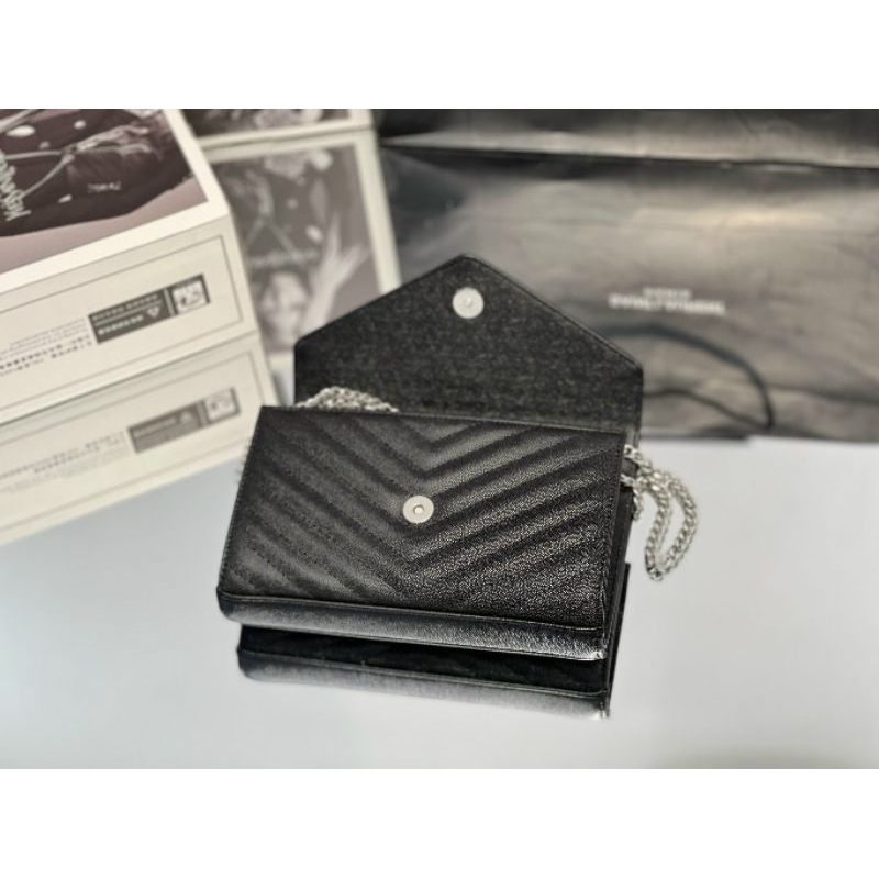 Túi xách nữ thời trang Y S envelop sz22cm siêu chất fullbox hãng