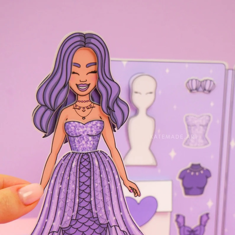 Sách búp bê giấy nàng tiên cá