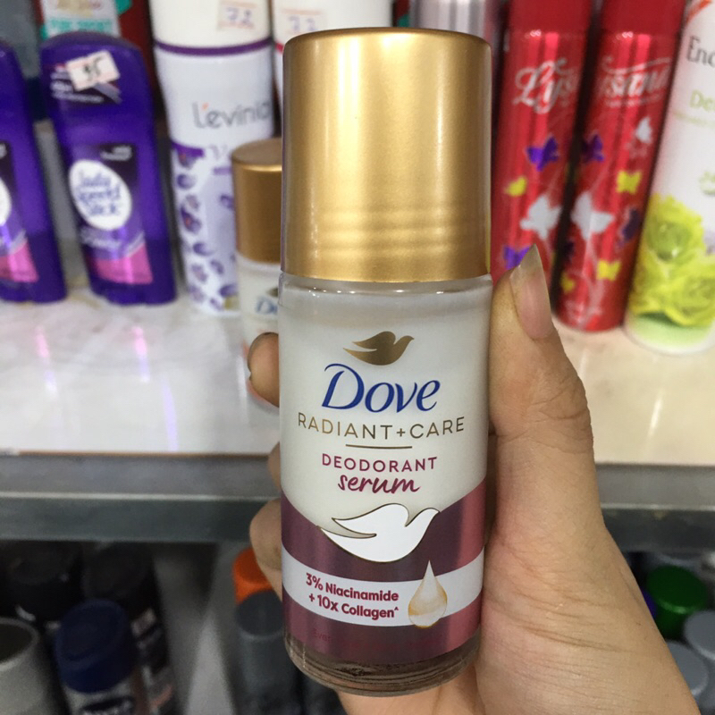 Lăn Khử Mùi Tinh Chất Serum Dưỡng Ẩm, Sáng Da, Mờ Thâm Vùng Da Dưới Cánh Tay Dove