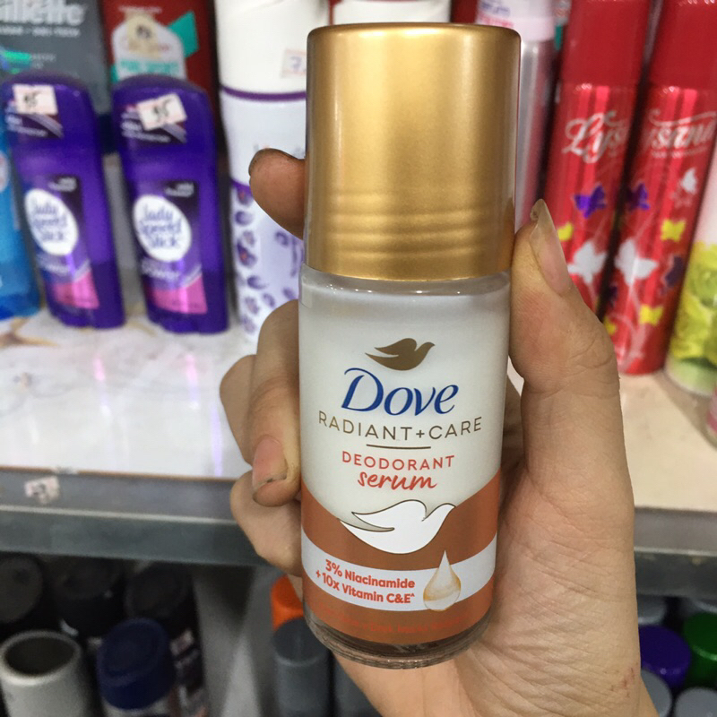 Lăn Khử Mùi Tinh Chất Serum Dưỡng Ẩm, Sáng Da, Mờ Thâm Vùng Da Dưới Cánh Tay Dove