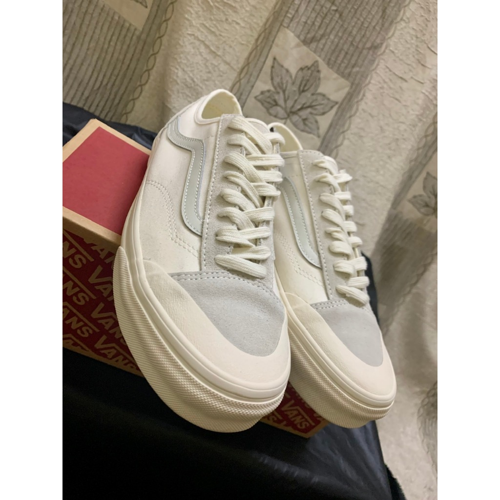Giày sneakers Vans Style 36 Decon Cream White - Hàng cao cấp Trung sale - NEW FULLBOX