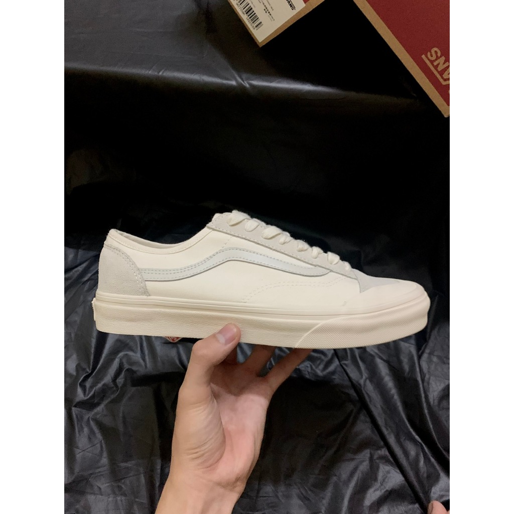 Giày sneakers Vans Style 36 Decon Cream White - Hàng cao cấp Trung sale - NEW FULLBOX